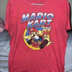 Red Mario Kart Graphic T-Shirt